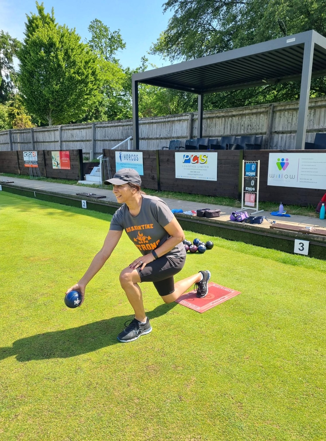 Coral training outdoors