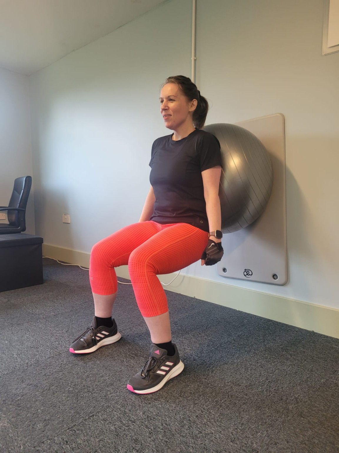 Lindsey exercising
