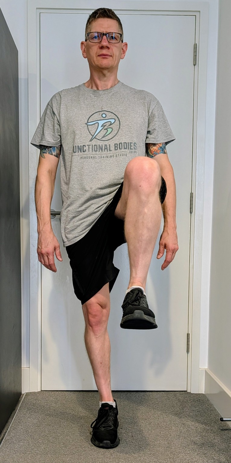 David demonstrating the Balance movement screen